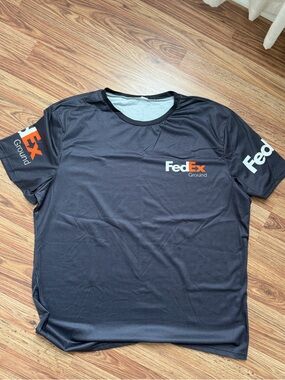 Dex Black FedEx Ground Short Sleeve Logo Tee